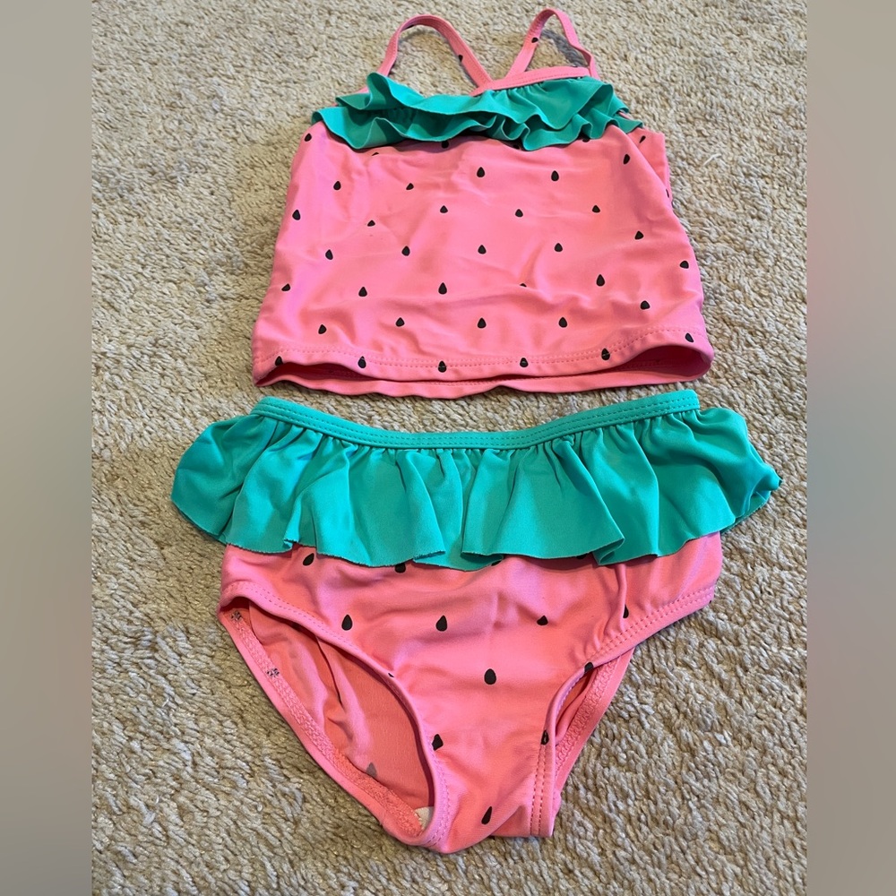 Carters 24M Watermelon Girls Bathing Suit